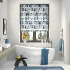 Splash Blackout Sherwood Blue Medley Roller Blind