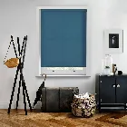 Splash Azure Blue Roller Blind