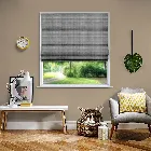 Basket Weave Silver Grey Roman Blind