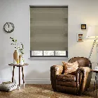 Turin 25mm Gloss Pebble Grey Aluminium Venetian