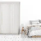 Flutter Sheer White 89mm Vertical Blind