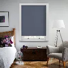 Oslo Blackout Indigo Blue Roller Blind