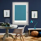 Unishade Blackout Fr Escape Teal Perfect Fit Roller Blind