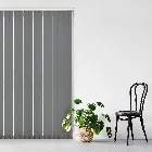 Unishade Blackout Fr Charcoal Grey 89mm Vertical Blind