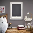 Genesis Black Perfect Fit Roller Blind