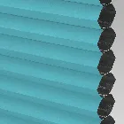 Perfect Fit Hive Blackout Teal Duo Thermal Blind