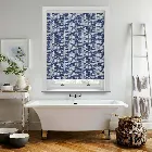 Whitby Pvc Blackout Navy Blue Roller Blind