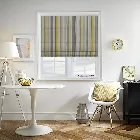 Carnival Chartreuse Roman Blind