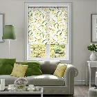 Dancing Tulips Green Roller Blind