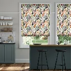 Scandi Ferns Vintage Linen Autumn Roman Blind