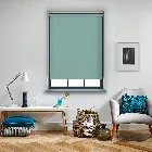 Unishade Blackout Fr Atmosphere Duck Egg Electric Roller Blind