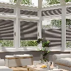 Perfect Fit Duoshade Dark Grey Thermal Blind