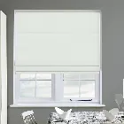Panama White Roman Blind
