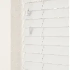 Fauxwood Serene Vivid White Blind