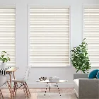 Cottage Cream Faux Wood Blind - 50mm Slat