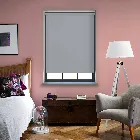 Prime Blackout Fr Ash Grey Electric Roller Blind