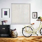 Basix Plain Cloud Grey 127mm Vertical Blind