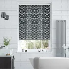 Splash Blackout Linear Stem Cool Grey Roller Blind