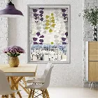 Choices Blooming Meadow Linen Amethyst Roller Blind