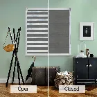Nobis Softshade Steel Grey Day And Night Blind