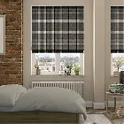 Madras Monochrome Roman Blind
