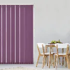 Unicolour Fr Mulberry Purple 89mm Vertical Blind