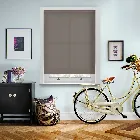 Unicolour Fr Chocolate Brown Roller Blind