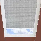 Ribbons Solar Silver Pleated Skylight Blind