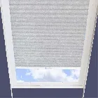 Hive Matrix Blackout Silver Pleated Skylight Blind