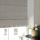 Bakewell Linen Roman Blind - Standard Lining