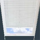 Ribbons Solar White Pleated Skylight Blind