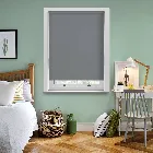 Unishade Blackout Fr Charcoal Grey Roller Blind