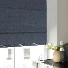 Keswick Steel Roman Blind - Blackout Lining