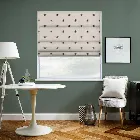 Bumblebee Ivory Roman Blind