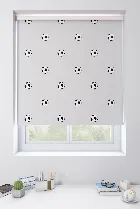 Footballs Grey Roller Blind