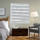 Turin 25mm Striped Silver Perfect Fit Venetian Blind