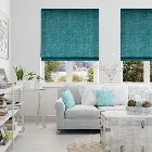 Cavendish Caribbean Blue Roman Blind