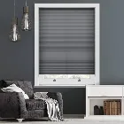 Lexington Anthracite Thermal Pleated Free-hanging Blind