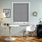 Stockholm Mid Grey Electric Roller Blind