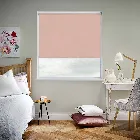 Splash Blush Pink Electric Roller Blind