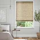 Real Silk Pale Gold Roman Blind