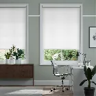 Electric Choices Felicity True White Roller Blind