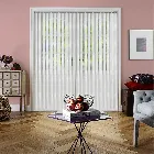 Perlato Blackout White Rigid Pvc 89mm Vertical Blind