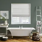 Fagel White Roman Blind