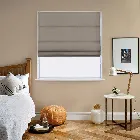 Santiago Cotton Mink Brown Roman Blind