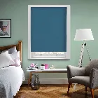Bella Blackout Azure Blue Roller Blind