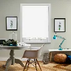 Bella Blackout Frost White Roller Blind