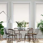 Choices Chenille Cotton White Roller Blind