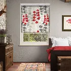 Choices Blooming Meadow Linen Ruby Roller Blind