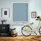 Oslo Blackout Brittany Blue Electric Roller Blind